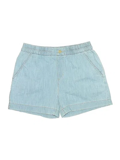 Pre-owned Signature Denim Shorts In Blue
