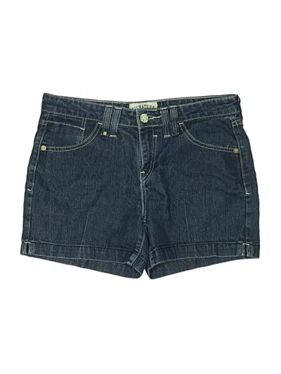 Pre-owned Signature Denim Shorts In Blue