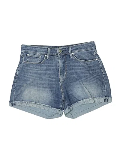 Pre-owned Signature Denim Shorts In Blue