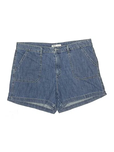 Pre-owned Signature Denim Shorts In Blue
