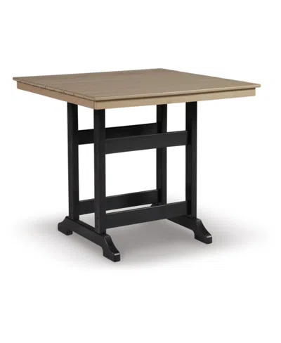 Signature Design By Ashley 37.13" Fabric Outdoor Counter Height Dining Table