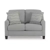 Signature Design By Ashley Adlai Loveseat In Gray In Gray