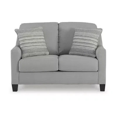 Signature Design By Ashley Adlai Loveseat In Gray