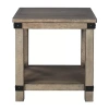 Signature Design By Ashley Aldwin End Table In Gray