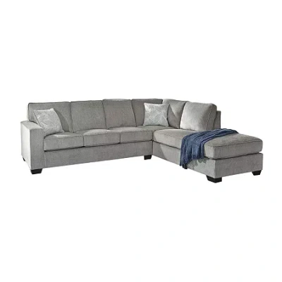 Signature Design By Ashley Altari Left-arm Sectional Sofa In Gray