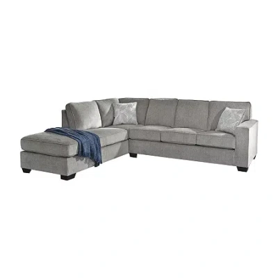 Signature Design By Ashley Altari Right-arm Sectional Sofa In Gray