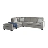 Signature Design By Ashley Altari Right-arm Sectional Sofa Sleeper In Gray