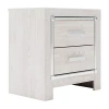 Signature Design By Ashley Altyra 2-drawer Nightstand In White In White