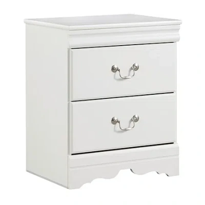 Signature Design By Ashley Anarasia 2-drawer Nightstand In White