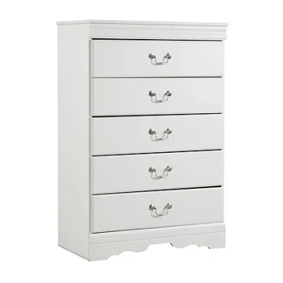 Signature Design By Ashley Anarasia 5-drawer Chest In White