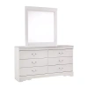 Signature Design By Ashley Anarasia Dresser And Mirror In White