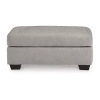Signature Design By Ashley Avenal Park Ottoman In Gray In Gray