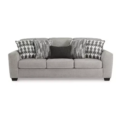 Signature Design By Ashley Avenal Park Sofa In Gray In Sand