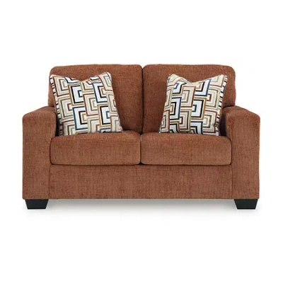 Signature Design By Ashley Aviemore Loveseat In Orange