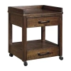 Signature Design By Ashley Baldridge Office Printer Cart In Brown