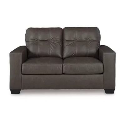 Signature Design By Ashley Barlin Mills Loveseat In Brown