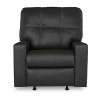 Signature Design By Ashley Barlin Mills Manual Rocker Recliner In Black