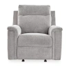 Signature Design By Ashley Barnsana Power Recliner In Brown