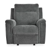 Signature Design By Ashley Barnsana Power Recliner In Gray