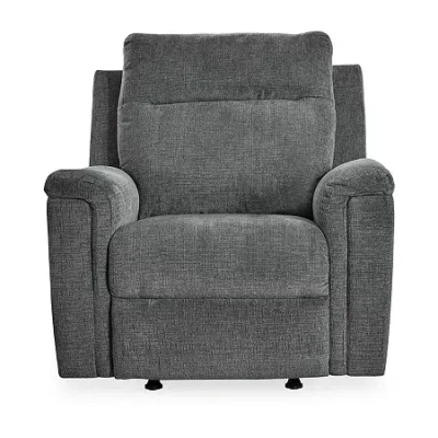 Signature Design By Ashley Barnsana Power Recliner In Gray