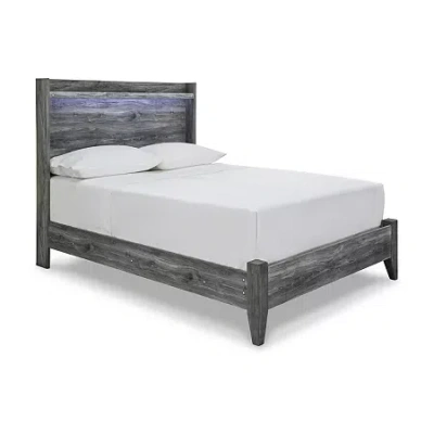 Signature Design By Ashley Baystorm Panel Bed In Dark Gray