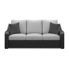 Signature Design By Ashley Beachcroft Outdoor Sofa With Nuvella Cushions In Gray