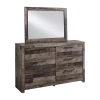 Signature Design By Ashley Benchcraft Derekson Dresser And Mirror In Multi