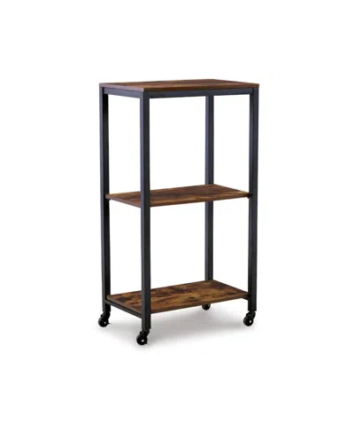 Signature Design By Ashley Bevinfield Bar Cart In Multi