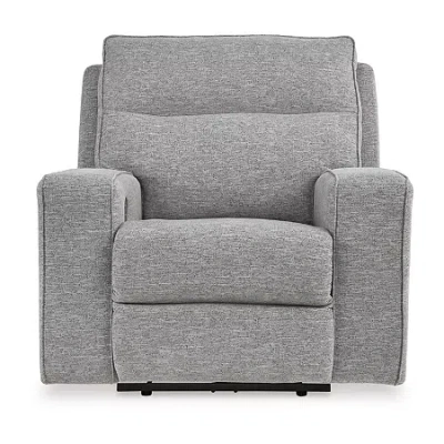 Signature Design By Ashley Biscoe Power Recliner In Gray