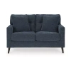 Signature Design By Ashley Bixler Loveseat In Blue