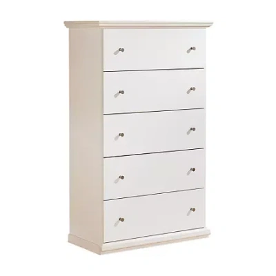 Signature Design By Ashley Bostwick Shoals 5-drawer Chest In White