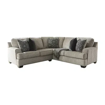 Signature Design By Ashley Bovarian 2-piece Right-arm Sofa Sectional In Gray