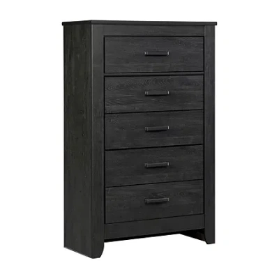 Signature Design By Ashley Brinxton 5-drawer Chest In Black