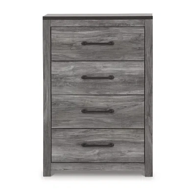 Signature Design By Ashley Bronyan 4-drawer Chest In Dark Gray
