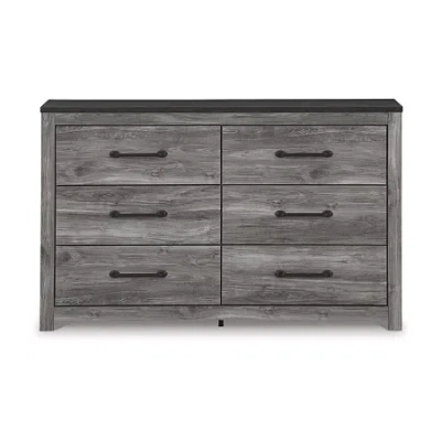 Signature Design By Ashley Bronyan 6-drawer Dresser In Dark Gray