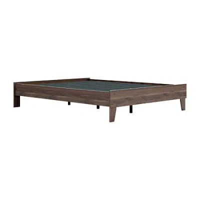 Signature Design By Ashley Calverson Platform Bed In Brown