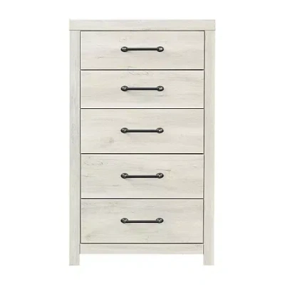 Signature Design By Ashley Cambeck Bedroom Collection 5-drawer Chest In White