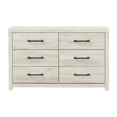 Signature Design By Ashley Cambeck Bedroom Collection 6-drawer Dresser In White