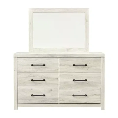 Signature Design By Ashley Cambeck Dresser And Mirror In White