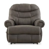 Signature Design By Ashley Camera Time Manual Recliner In Gray