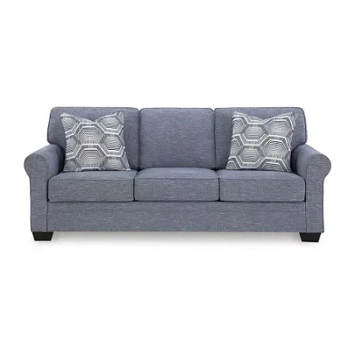 Signature Design By Ashley Carissa Manor Sofa In Blue