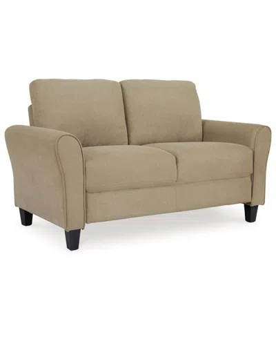Signature Design By Ashley Carten Loveseat In Quartz
