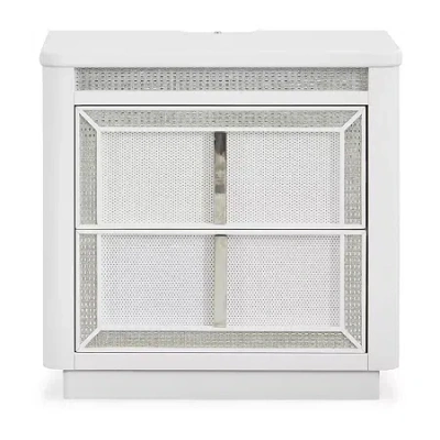 Signature Design By Ashley Chalanna 2-drawer Nightstand In White