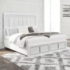 Signature Design By Ashley Chalanna Queen Upholstered Bed With Storage In White