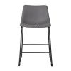Signature Design By Ashley Collins 2-pc. Counter Height Upholstered Bar Stool In Gray