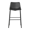 Signature Design By Ashley Collins 2-pc. Upholstered Bar Stool In Black