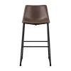 Signature Design By Ashley Collins 2-pc. Upholstered Bar Stool In Brown
