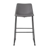Signature Design By Ashley Collins 2-pc. Upholstered Bar Stool In Gray