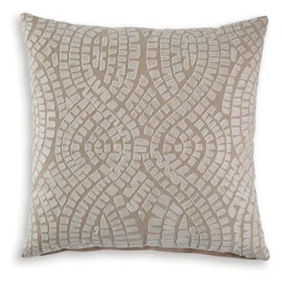 Signature Design By Ashley Cortlen Pillow In Beige;ivory