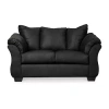 Signature Design By Ashley Darcy Loveseat In Black